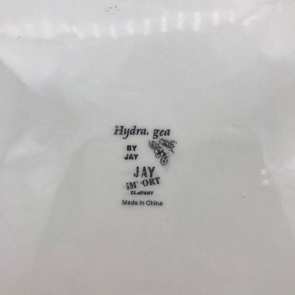 Hydrangea by Jay Import Co Serving Bowl Blue, Yellow and Purple Floral - Picture 8 of 12